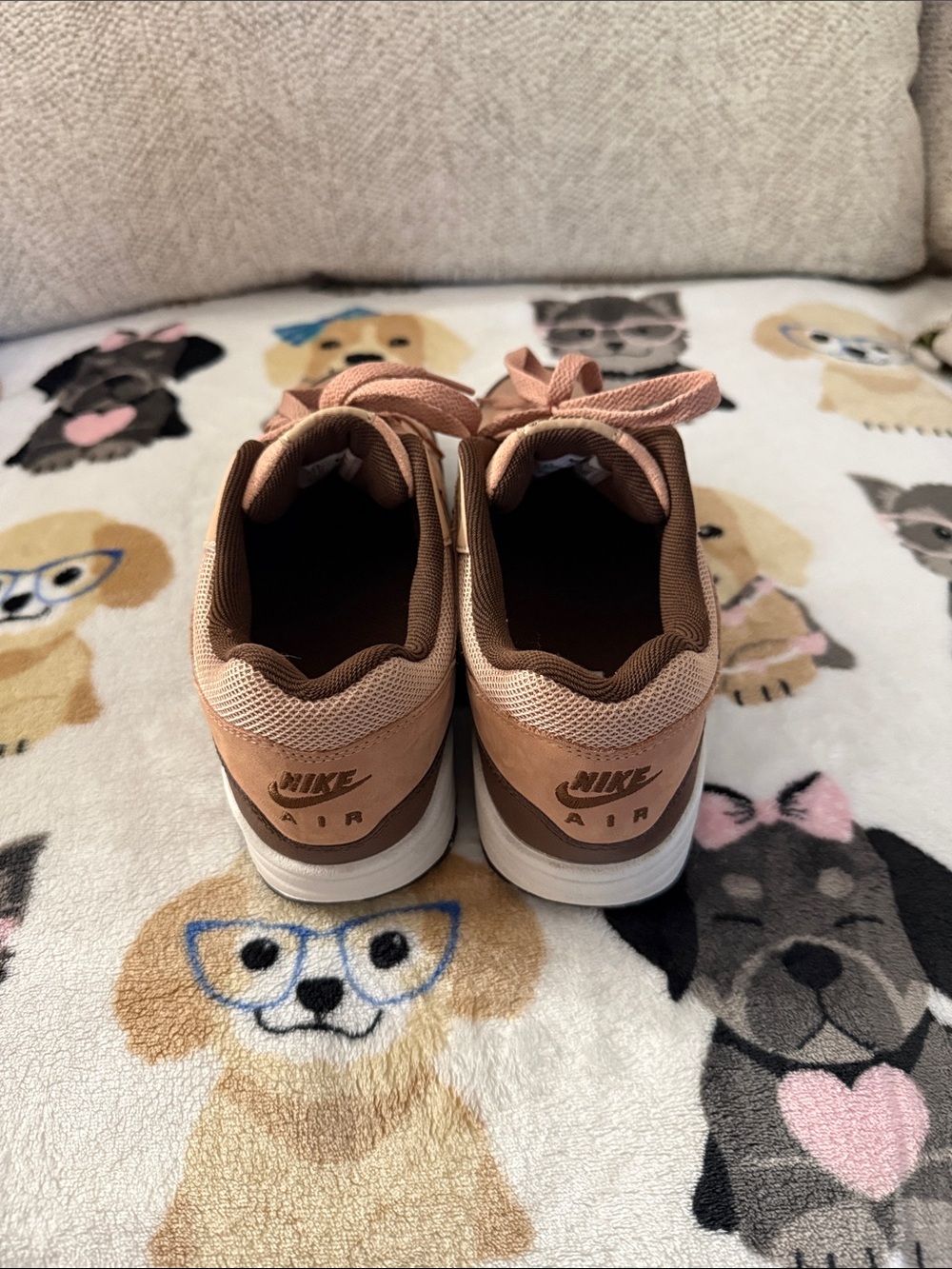 Nike Air Max Men’s Sneakers in Tan and Brown - Picture 2 of 7